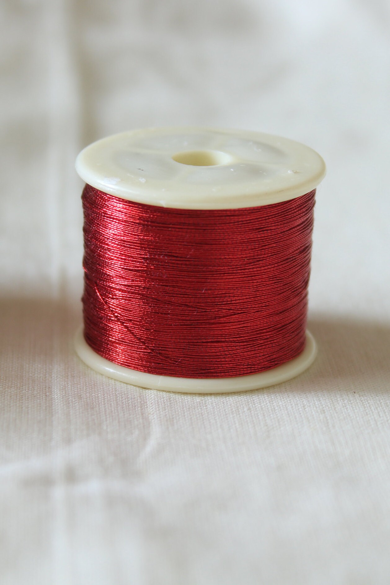Red Zari Metallic Threadhand Machine Embroidery metallic Sewing Thread