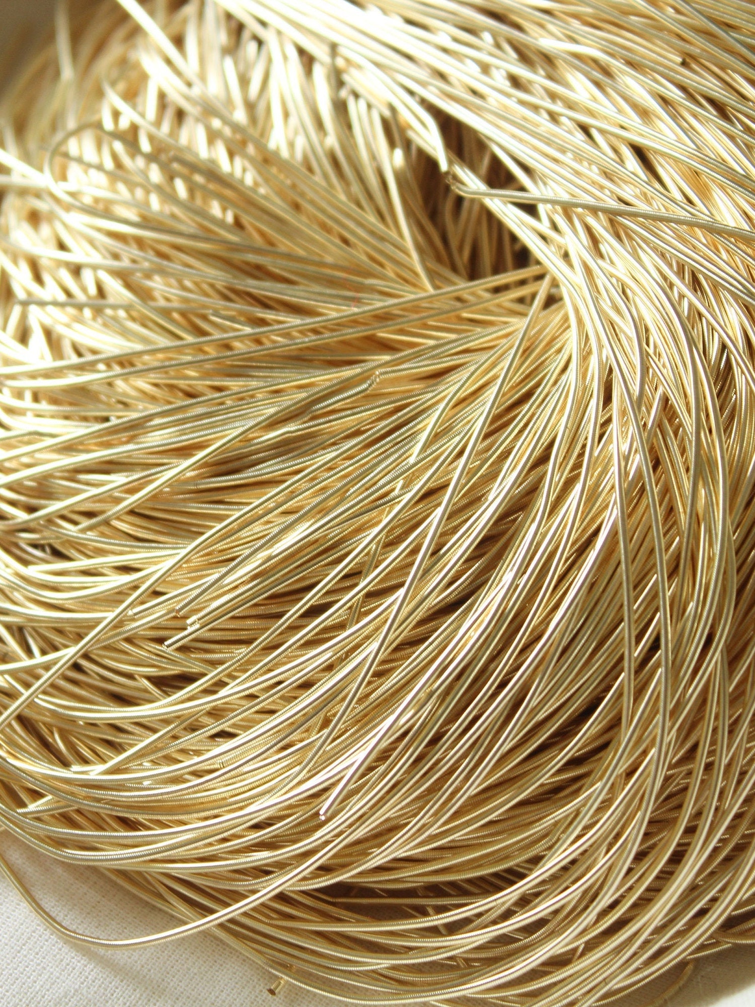 Light Gold French Wiremetallic Rough Wirepurlgoldwork Etsy