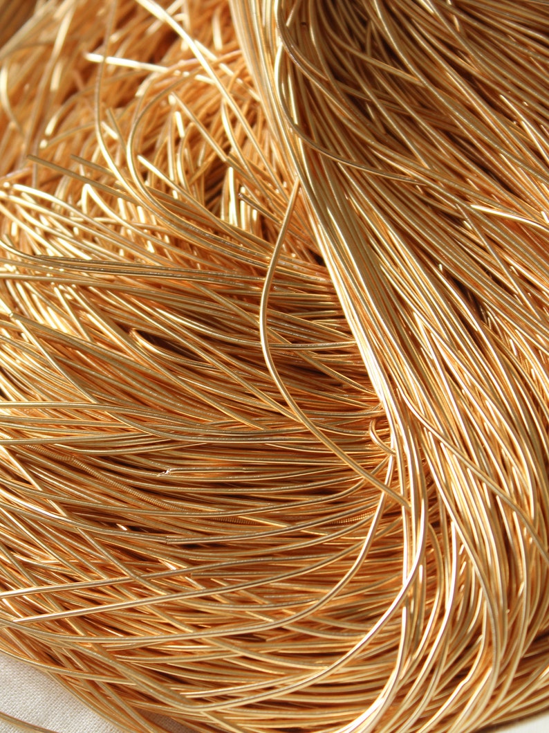 Gold French Wiremetallic Rough Wirepurlgoldwork Purlgoldwork Embroiderygoldwork Supplies