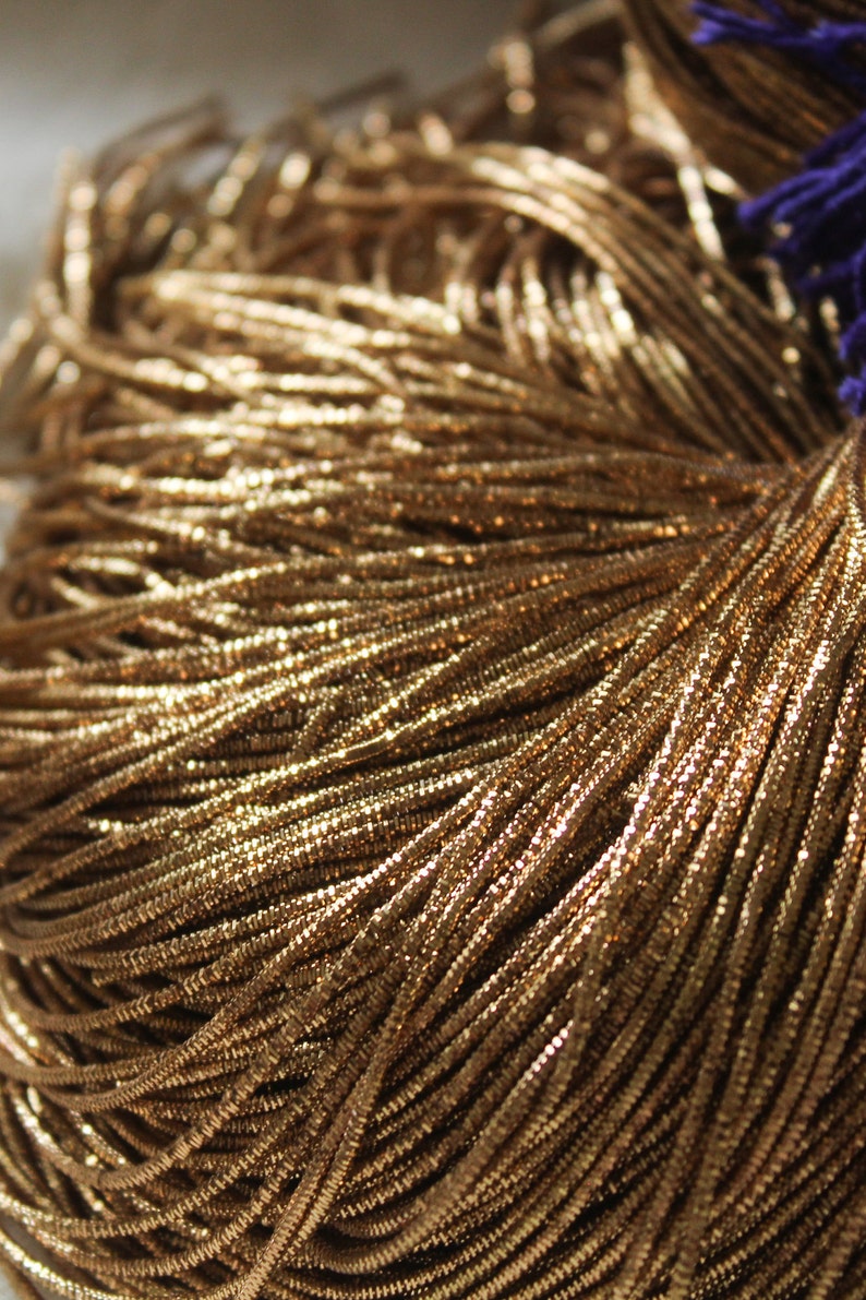 Antique Gold Bullion Wirefrench Wiremetallic Rough Etsy