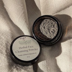 Herbal Cleansing Face Powder, mask.  All natural for sensitive, dry, or oily skin
