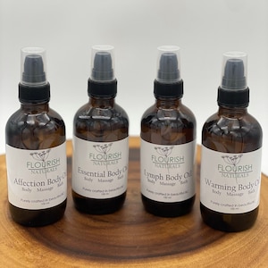 Body Oils, for bath, massage and body, natural, organic