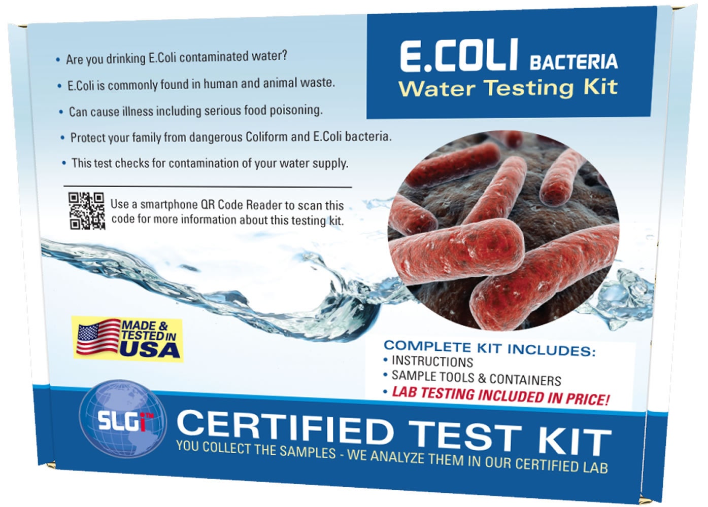 e coli and coliform water test kit