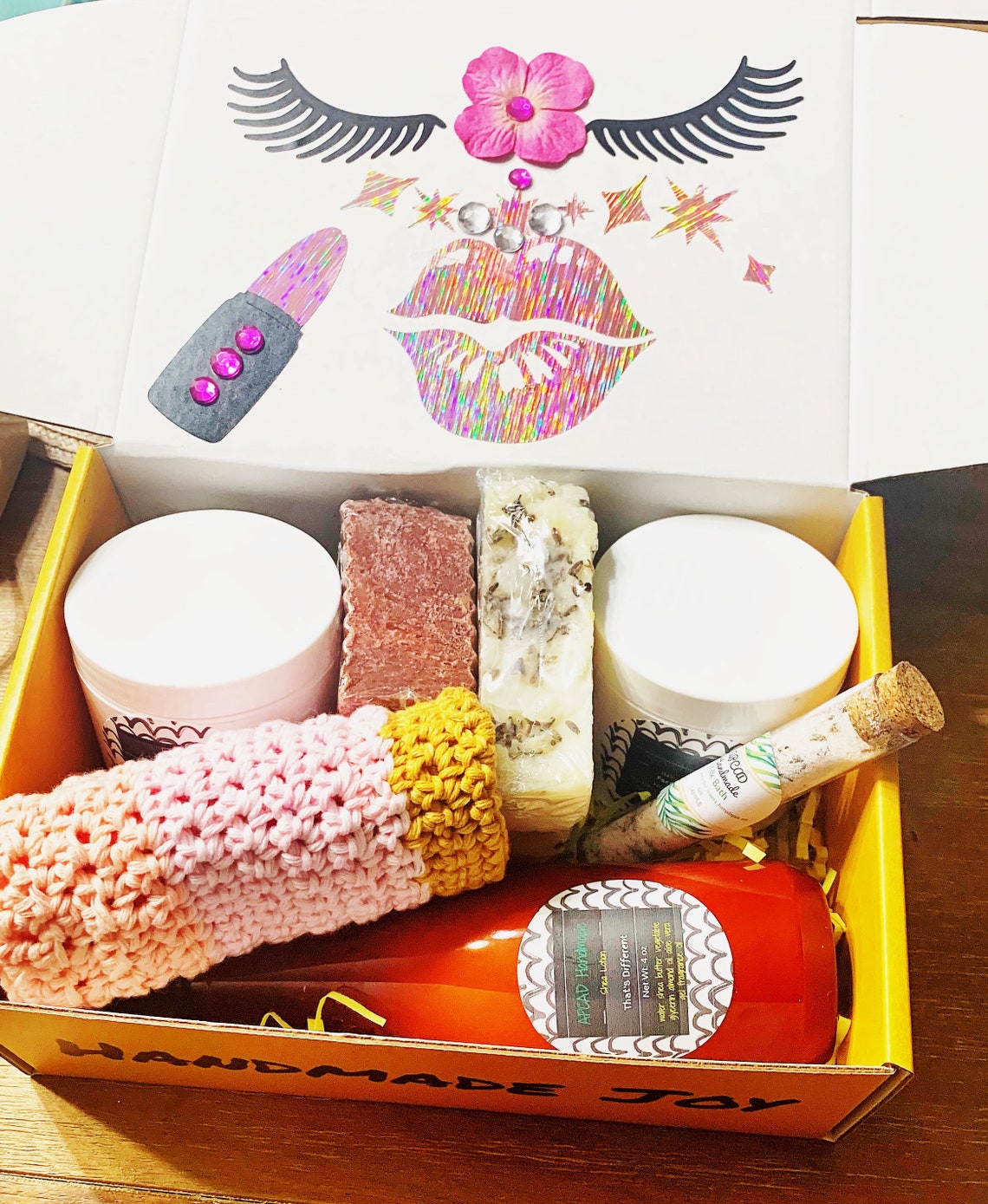 Natural Skin Care Spa Bundle Box Gift Box for Her Etsy