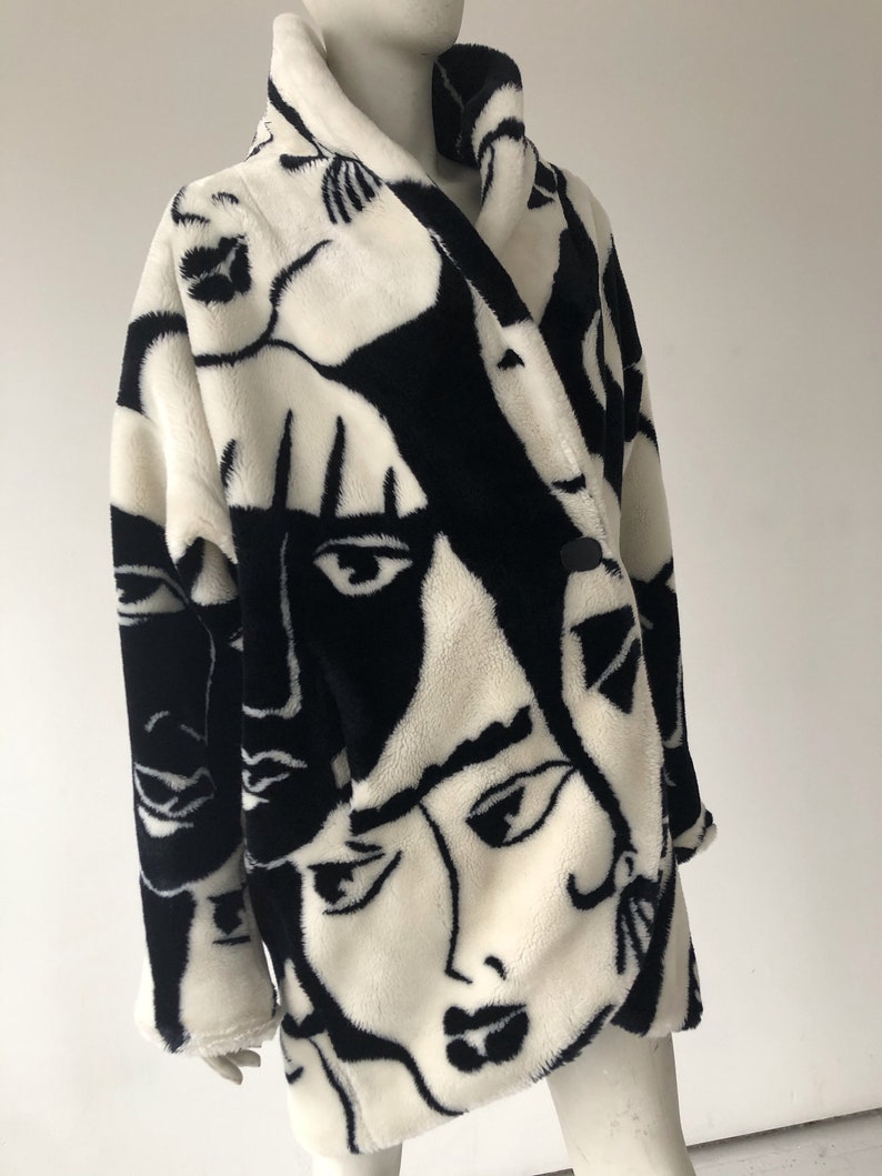 Donnybrook Faux Fur Abstract Picasso 