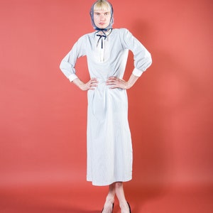 1980s Christian Dior Ruffle Nightgown Shirt dress