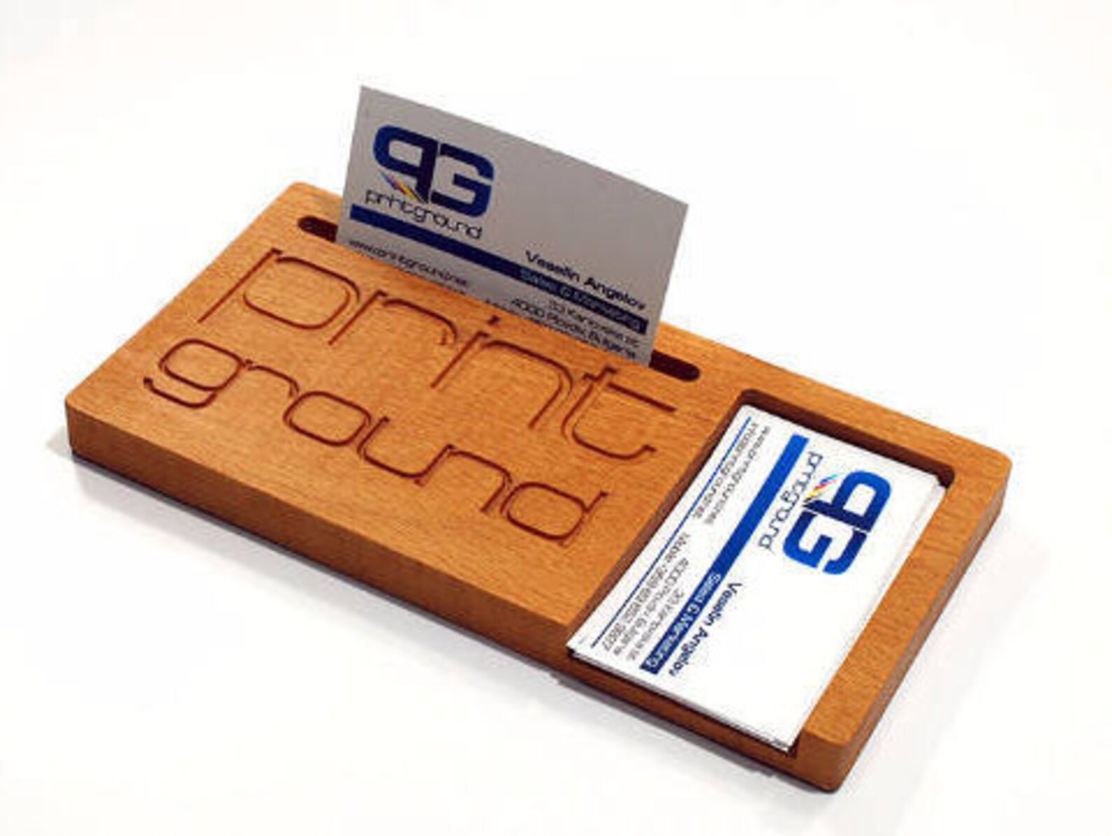 Custom Business Card Holder Customized Business Card Holder Etsy