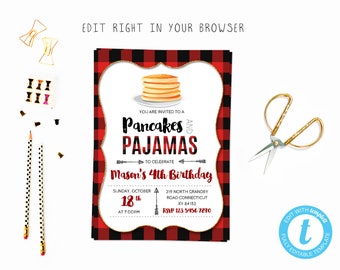 breakfast invitation etsy