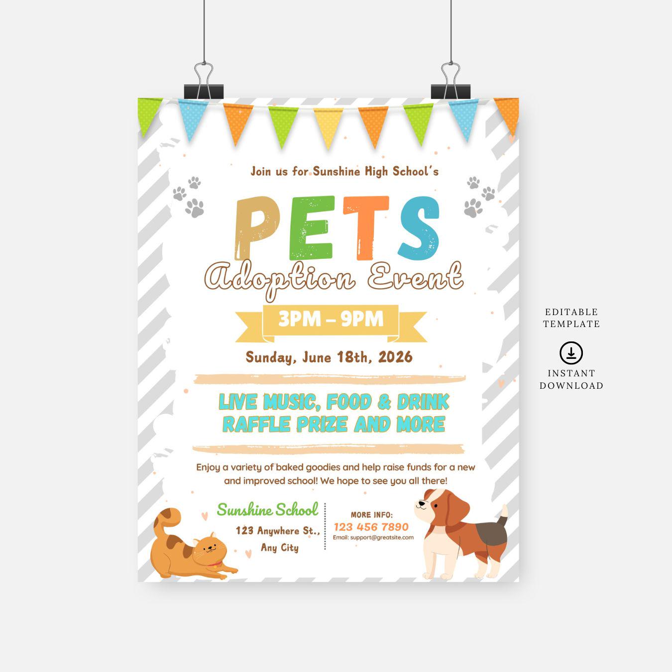 Buy Animal Rescue Fundraiser Flyer Online In India India