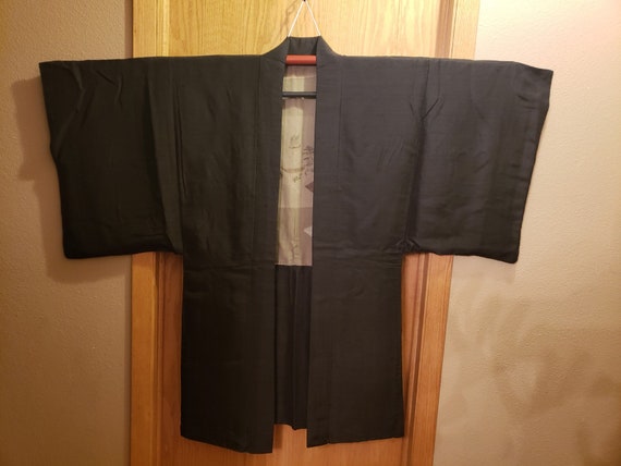Authentic Vintage Japanese Men's Silk Haori