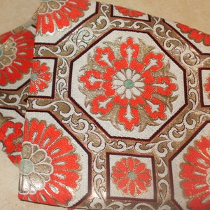 SALE!! Girl&#39;s Silk Japanese Obi Kimono Belt with Geometrics