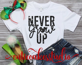 disney shirt Never Grow up disney shirt Racerback Tank top Disney Girl Ladies disney shirts disney best day ever shirt women peter pan shirt