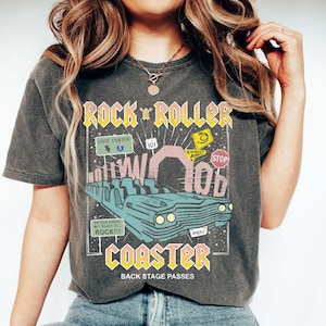 Disney vintage comfort colors shirt - Disney rockin roller shirt - Disney Hollywood studios shirt - disney retro shirt - Disney World shirt