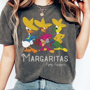 Disney Margarita Shirt - Disney vintage comfort colors shirt - Disney Epcot shirt - margaritas Epcot shirt - The Three Caballeros shirt