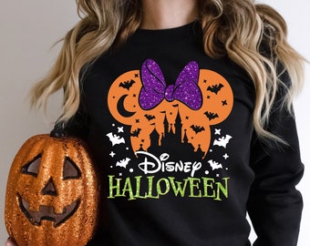 camisa disney halloween - festa não tão assustadora do mickey - camisas disney para homens - camisas disney para mulheres - MNSSHP - disponível em ouro rosa