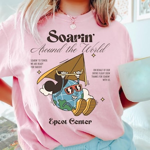 Disney Epcot Shirt - Disney vintage comfort colors shirt - Disney Soarin shirt - Epcot tank - Disney World shirt - Mickey shirt -
