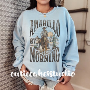Country music vintage sweatshirt - western halloween shirt - Amarillo sweatshirt - vintage disney 1980 1990 shirt - country music sweatshirt