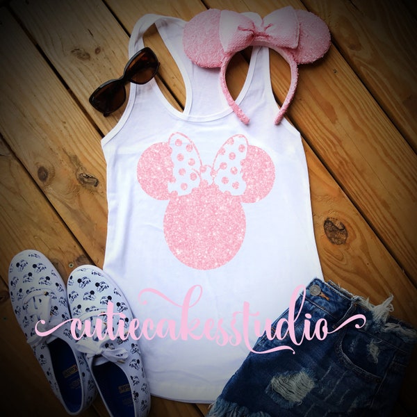 disney shirt Millennial pink disney shirt mickey Tank top Disney Girl Ladies disney shirts for women purple potion ears minnie shirt