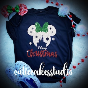 Disney kerstshirt - disneyshirt - mickey's very merry christmas party - disney world shirt - disney shirts voor dames heren kinderen afbeelding 2