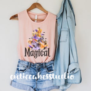 Koszulka Disney Halloween - Koszulka Disney - Koszulka Disney Vacation - Koszulka Disney Castle - Koszulka Disney Sublimation - Koszulka Disney Magic zdjęcie 2