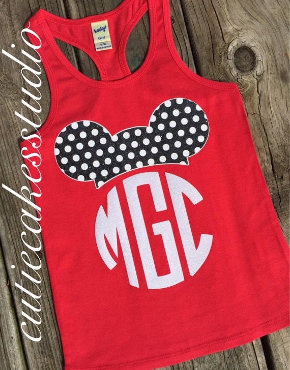 Disney Shirt Mickey Minnie Mouse Tank Top Disney Girl Baby Toddler Ladies  Disney World Monogram Disneu Vacation Shirt -  Canada