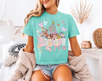 Disney World boxy Shirt - Disney vintage comfort colors - Hollywood studios shirt - comfort colors boxy tee - mickey friends magical kingdom