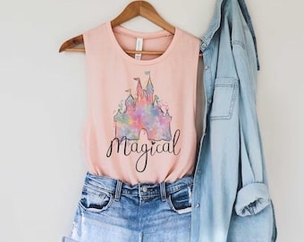 Disney shirt - Disney Vacation shirt - Disney castle shirt - disney sublimation shirt - disney magical shirt