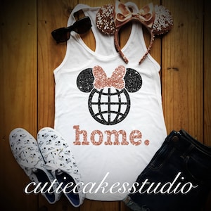 disney rose gold shirt epcot mickey burnout Racerback Tank top Disney Girl Ladies disney world t-shirt epcot shirt disney home shirt