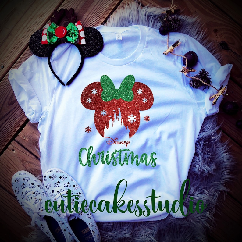 Disney kerstshirt - disneyshirt - mickey's very merry christmas party - disney world shirt - disney shirts voor dames heren kinderen afbeelding 1