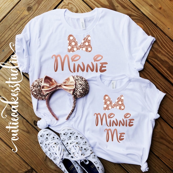 Rose gold minnie shirt discount