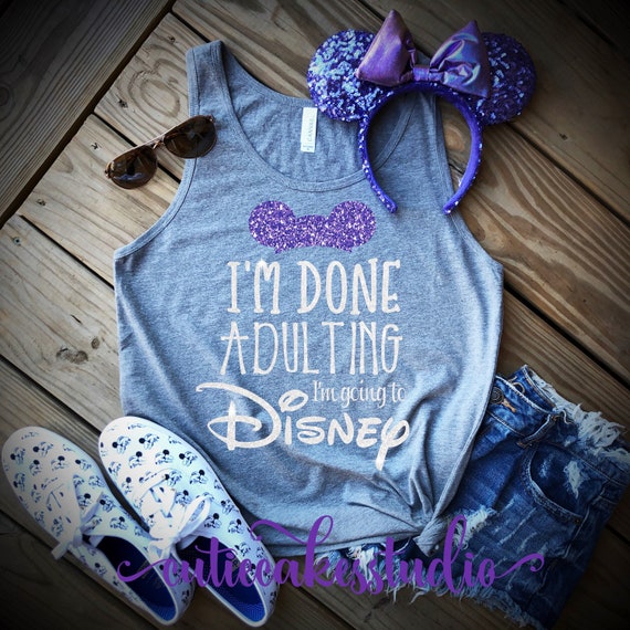 done adulting disney shirt