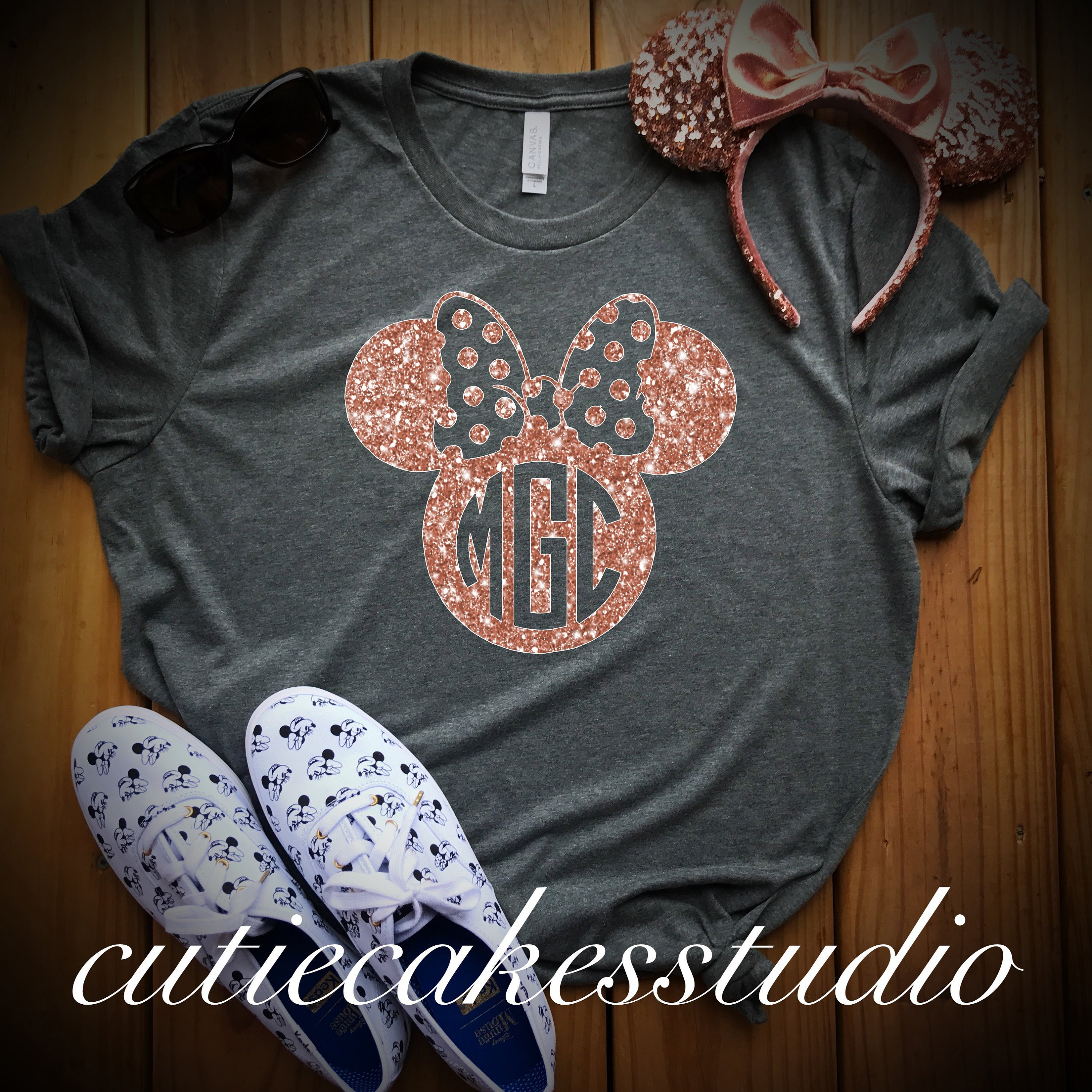 Rose Gold Disney Shirt Racerback Tank 