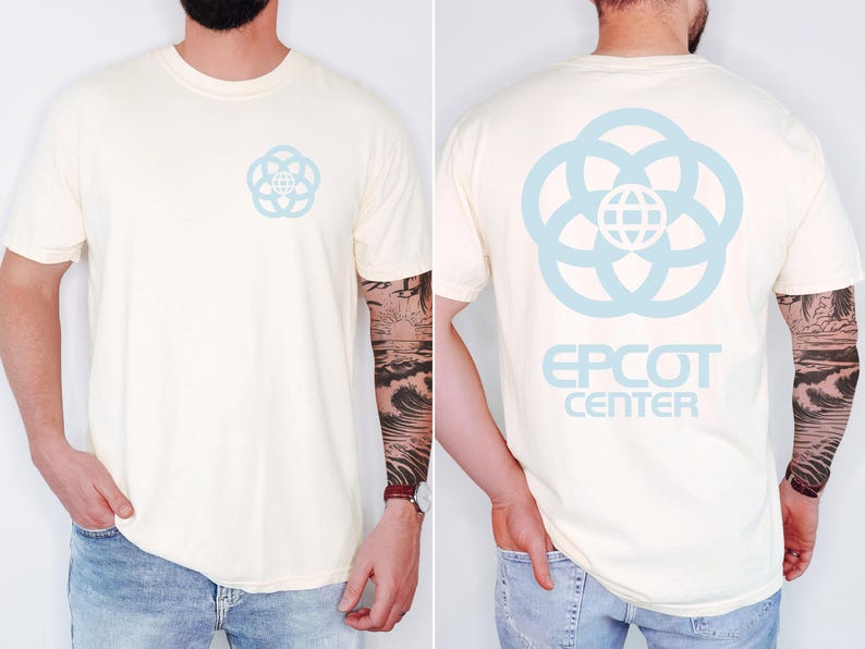 ivory with soft blue print