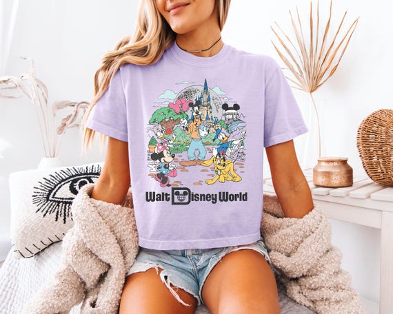 Disney World boxy Shirt - Disney vintage comfort colors shirt - Hollywood studios shirt - comfort colors boxy tee - mickey friends