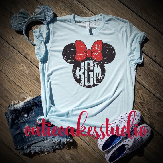 Disney monogram store shirts