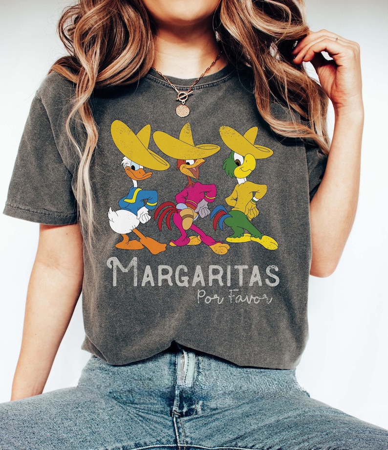 Grayish in color, vibrant print
