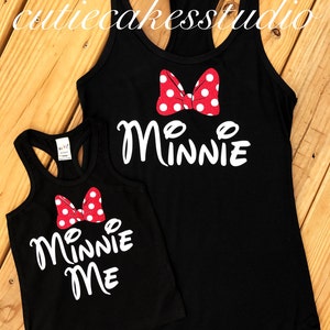 Disney shirt tank minnie me minnie mouse Tank top Disney Girl Baby Toddler Ladies disney world monogram disney vacation shirt Minnie Mouse