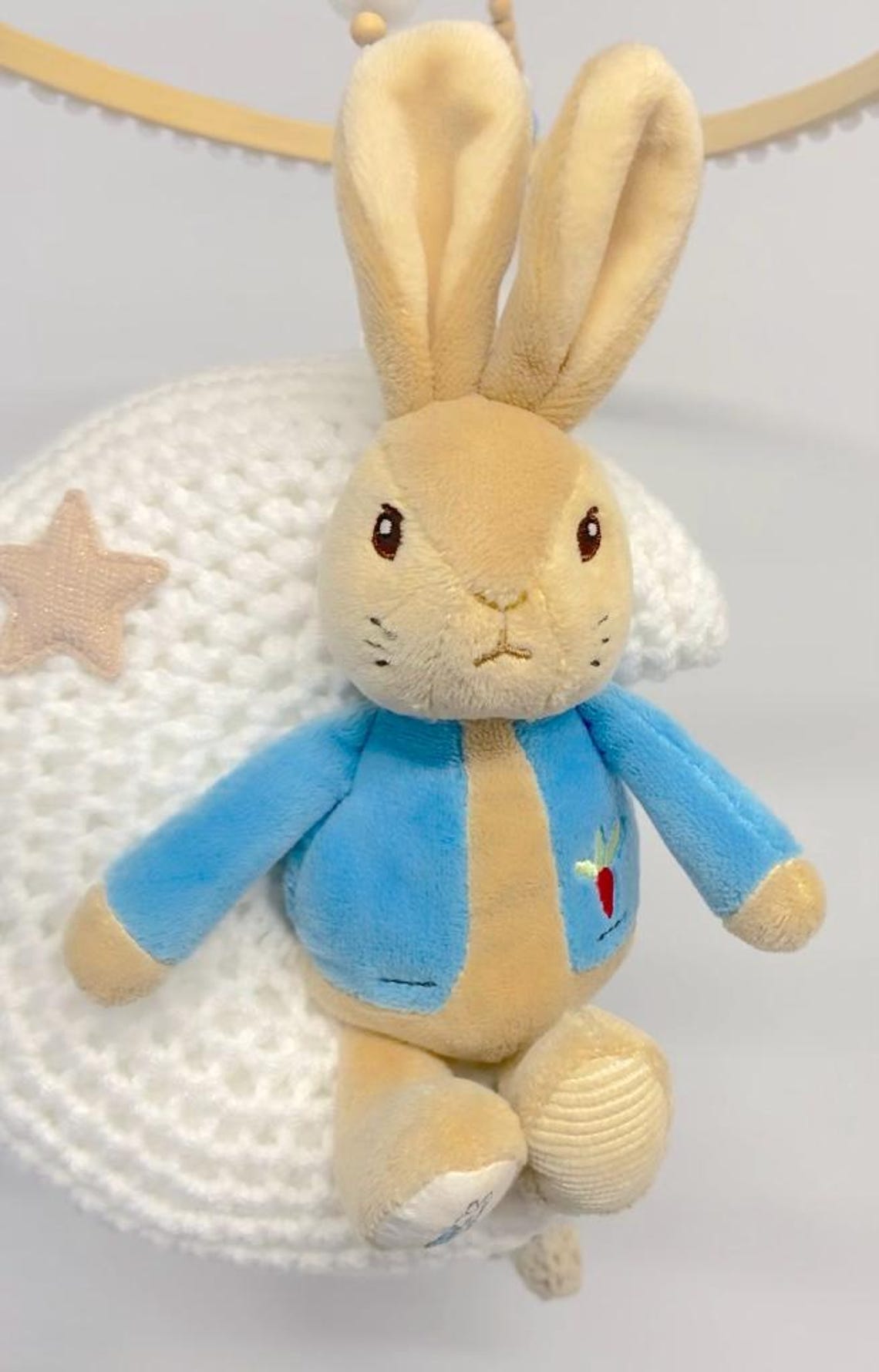 Peter Rabbit Beatrix Potter Theme Moon & Stars Nursery Cot Mobile - Etsy