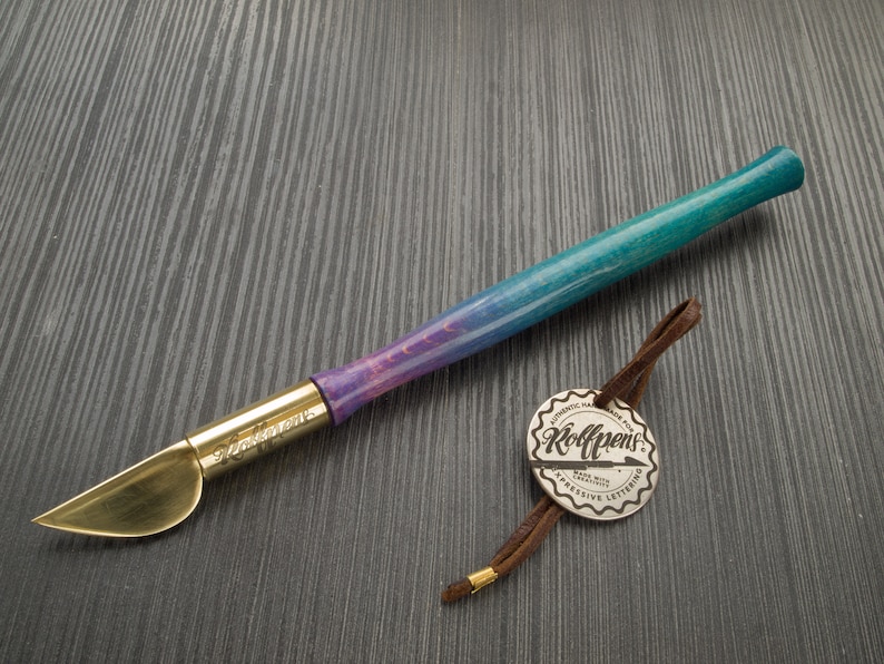 Calligraphy Brass/steel Brush Folded New Classic Pen Hand Etsy
