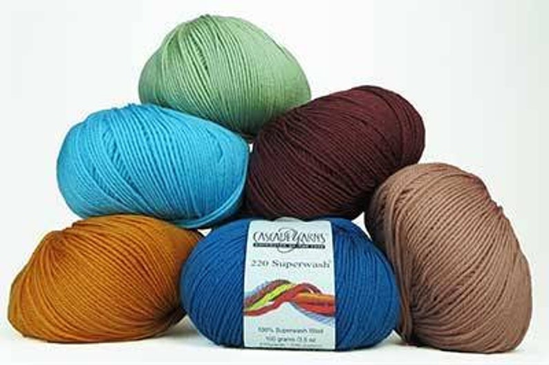 Cascade Superwash 220 multiple colors image 1