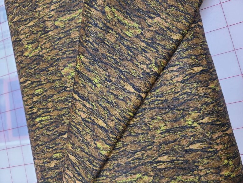 Bark wood grain fabric print