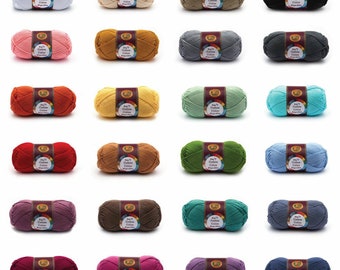 Lion Brand 24 7 Cotton Yarn Etsy Nederland