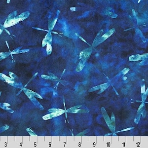 Bliss Batik Dragonfly cuddle minky