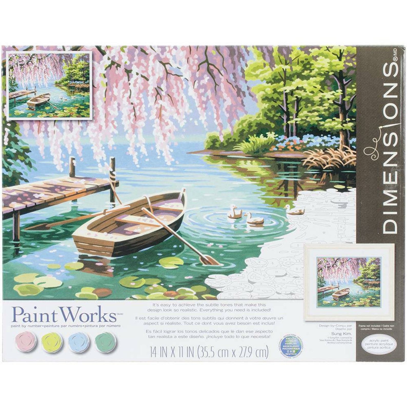 Paint Works Paint By Number Kit 14X11 Etsy