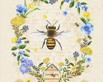 Bee Kind Fabric Panel