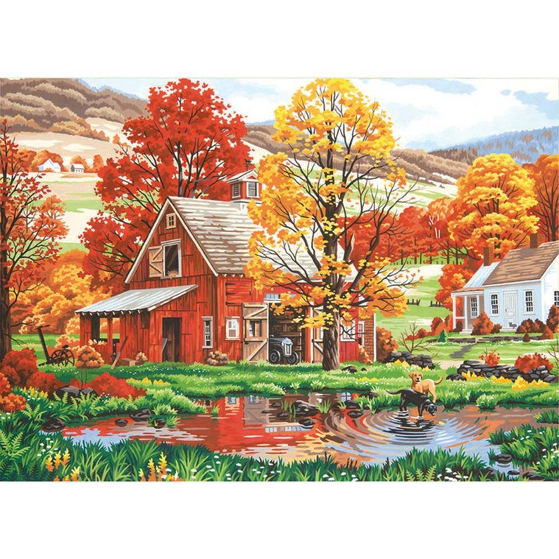 Paint Works Paint By Number Kit 16X20 board Etsy