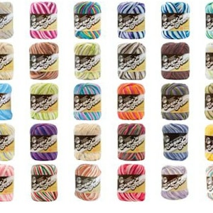 Lily Sugar&#39;n Cream Yarn - Ombres multiple colors