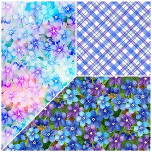 Hydrangea Garden Fabric Collection and Panel