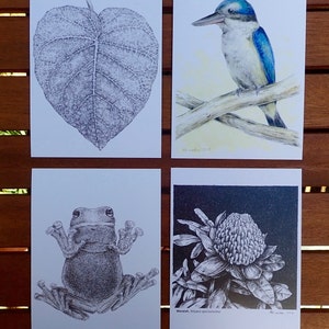 Set of 4 Postcards