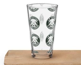 I Love Titties and Halloween Shaker pint glass